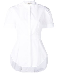 Рубашка без воротника с короткими рукавами Alexander mcqueen