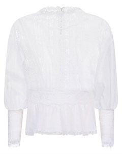 Кружевная блузка с прозрачными вставками Dolce&gabbana