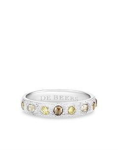 Кольцо Talisman из белого золота с бриллиантами De beers jewellers