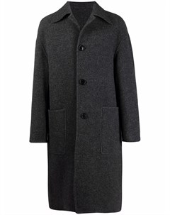 Однобортное пальто Ami paris