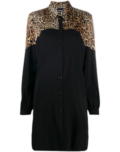 Платье рубашка с леопардовым принтом Just cavalli