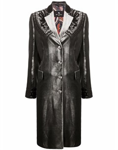 Однобортное пальто с вышивкой Etro