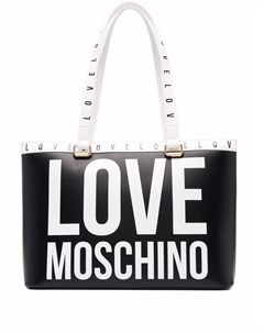 Сумка тоут с логотипом Love moschino