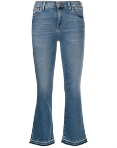 Укороченные джинсы с необработанными краями Twinset