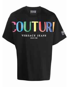 Футболка с логотипом Versace jeans couture