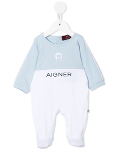 Пижама в стиле колор блок с логотипом Aigner kids