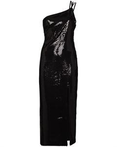 Платье Cher на одно плечо с пайетками De la vali