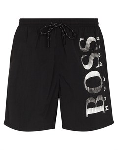 Плавки шорты с кулиской и логотипом Boss