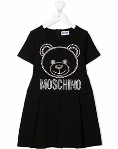 Платье Teddy Bear с заклепками Moschino kids