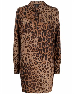 Платье рубашка с леопардовым принтом Etro