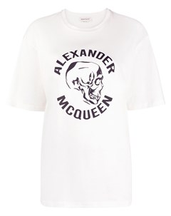 Футболка с логотипом Alexander mcqueen