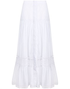 Поплиновая юбка с кружевом Charo ruiz ibiza