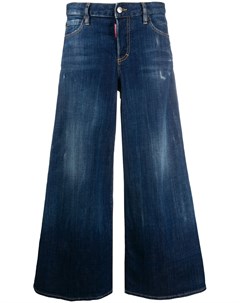 Укороченные расклешенные джинсы Dsquared2