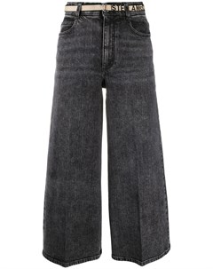 Укороченные джинсы широкого кроя Stella mccartney