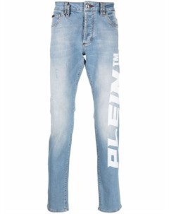 Прямые джинсы с логотипом Philipp plein