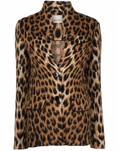 Пальто с леопардовым принтом Laneus