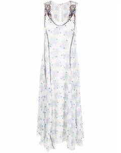 Расклешенное платье макси с цветочным принтом Chloe