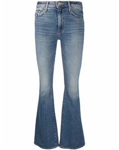 Расклешенные джинсы с эффектом потертости Mother