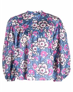 Шелковая блузка с цветочным принтом Isabel marant
