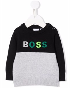 Свитер с вышитым логотипом Boss kidswear