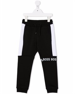 Спортивные брюки в стиле колор блок Boss kidswear