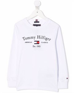 Толстовка из органического хлопка с логотипом Tommy hilfiger junior