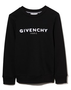 Толстовка с круглым вырезом и логотипом Givenchy kids