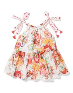 Платье мини Mae с цветочным принтом Zimmermann kids