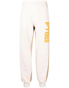 Спортивные брюки в стиле колор блок с логотипом Stella mccartney