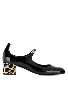 Туфли на каблуке с леопардовым принтом Giuseppe zanotti