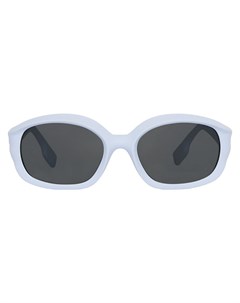Солнцезащитные очки в овальной оправе с логотипом Burberry eyewear