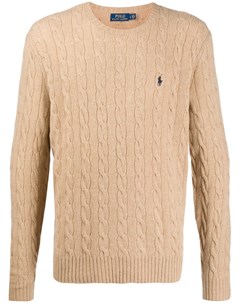 Пуловер фактурной вязки с логотипом Polo ralph lauren