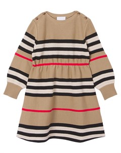 Платье в полоску Icon Stripe Burberry kids