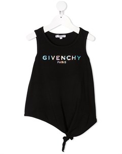 Топ без рукавов с логотипом Givenchy kids