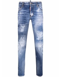 Узкие джинсы Skater с эффектом потертости Dsquared2