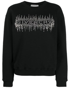 Толстовка с кристаллами и логотипом Givenchy