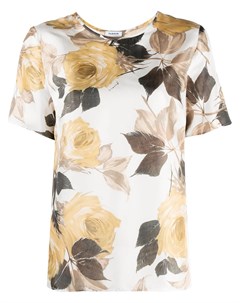 Блузка с короткими рукавами и цветочным принтом P.a.r.o.s.h.