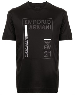 Футболка FW21 с логотипом Emporio armani