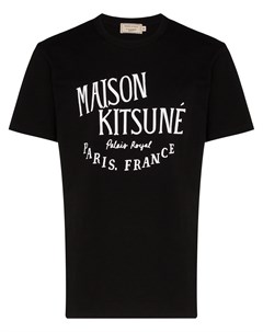 Футболка Palais Royal с логотипом Maison kitsune