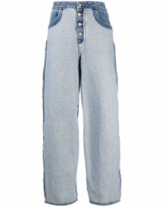 Широкие джинсы с завышенной талией Mm6 maison margiela