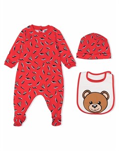Пижама с принтом Teddy Bear Moschino kids