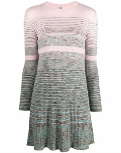 Трикотажное платье мини с расклешенным подолом M missoni