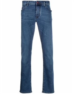 Узкие джинсы с декоративным платком Jacob cohen