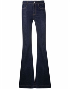 Расклешенные джинсы с завышенной талией Stella mccartney