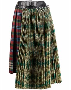 Плиссированная юбка с принтом Chopova lowena