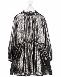 Платье с эффектом металлик Msgm kids