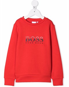 Толстовка с длинными рукавами и логотипом Boss kidswear