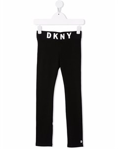 Спортивные брюки с логотипом на поясе Dkny kids