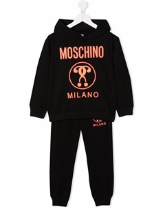 Спортивный костюм с тисненым логотипом Moschino kids