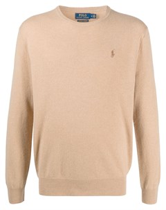 Кашемировый пуловер с вышитым логотипом Polo ralph lauren